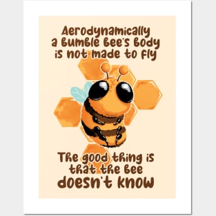 Be like the bee. Posters and Art